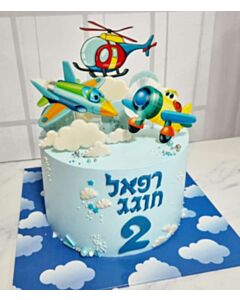 עוגה מעוצבת מטוסים