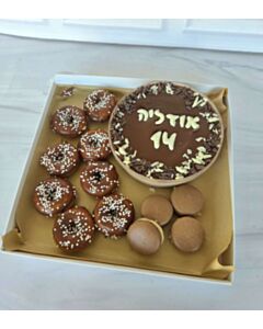 מארז קינוחים חום ולבן