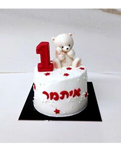 עוגת בנטו דובי מתוק לגיל שנה