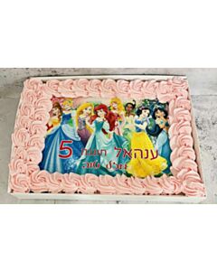 עוגת גן נסיכות דיסני