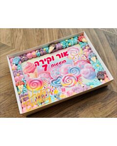 עוגת גן גלידות וממתקים