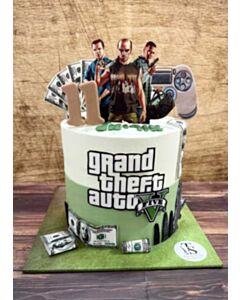 עוגה מעוצבת GTA