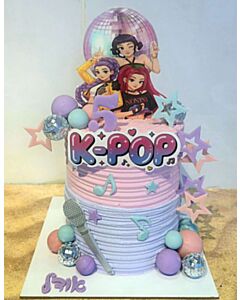 עוגה מעוצבת kpop