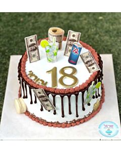 עוגת יום הולדת חוקילדת 18