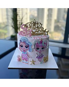 עוגה ליום הולדת בנות לול