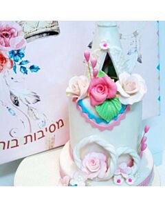 עוגה למסיבת פיג'מות אוהלים בוהו ספא