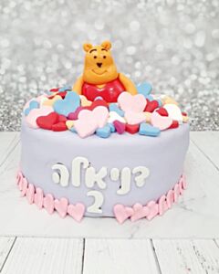 עוגת דמות מבצק סוכר