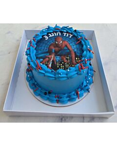 עוגת בנטו עם תמונה ספיידרמן