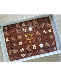 עוגת גן שוקולדים מחולקת
