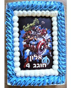 עוגת גן מעוצבת גבורי על