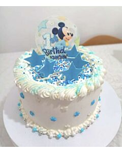 עוגה מעוצבת בייבי מיקי מאוס לגיל שנה