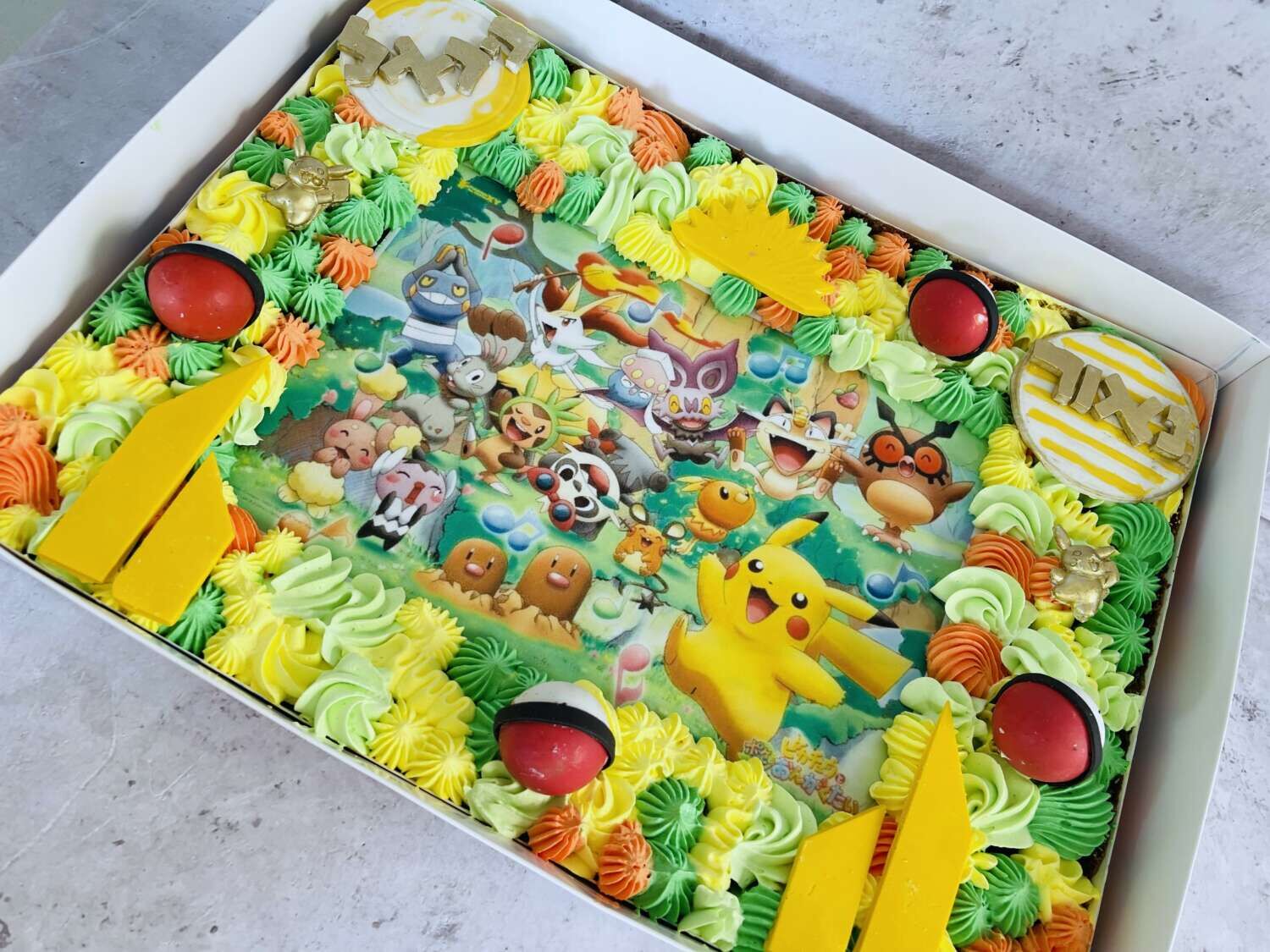 עוגה גן פוקימון