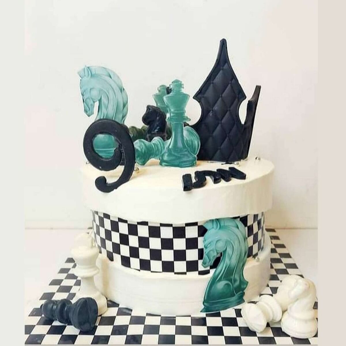 עוגה מעוצבת שחמט