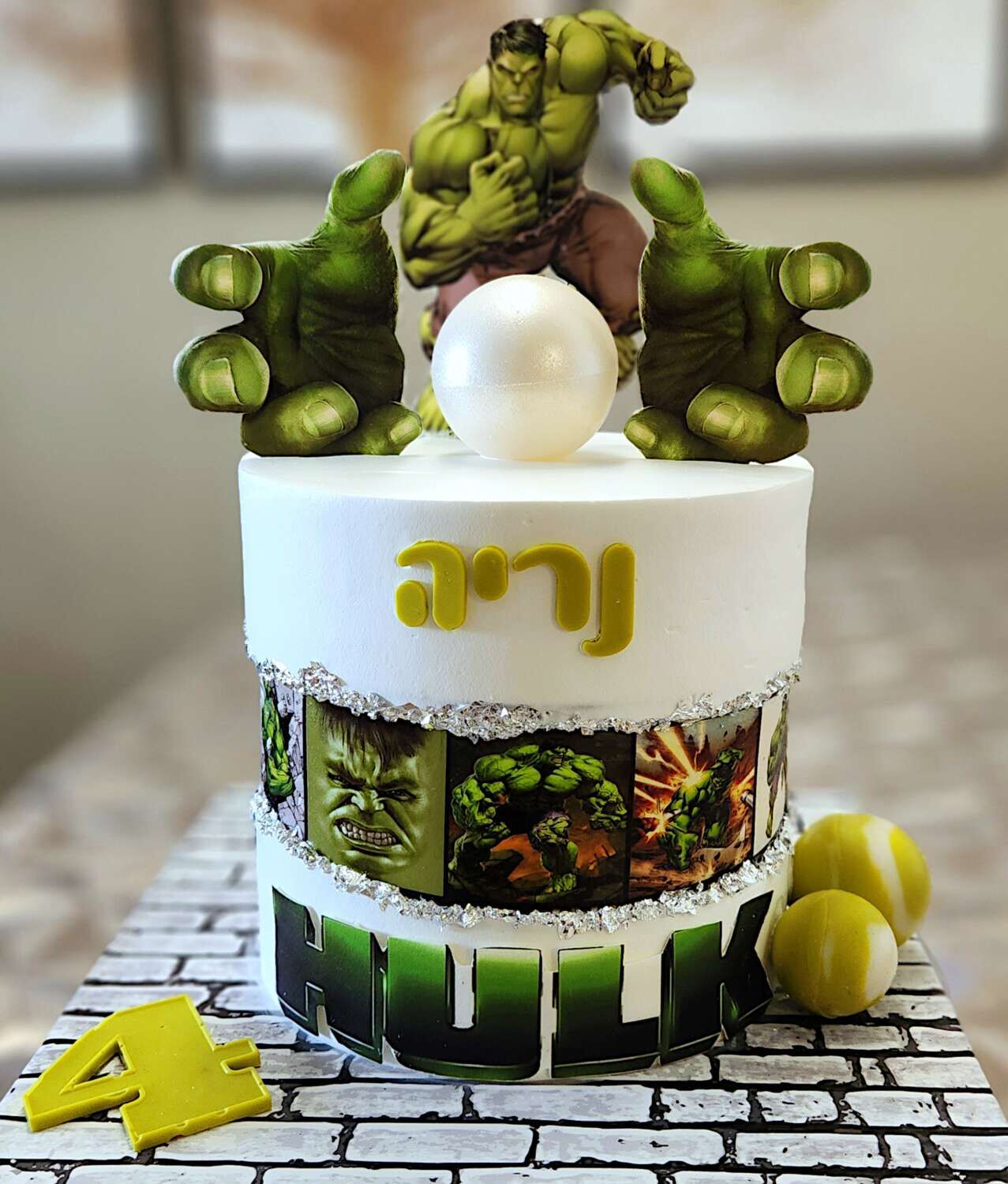 עוגה מעוצבת הענק הירוק