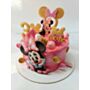 עוגה מעוצבת מינימאוס אלמנטים משוקולד