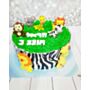 עוגת יום הולדת בספארי