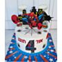 עוגה מעוצבת ספיידרמן