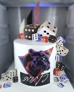 עוגת פנתרה ומשחק קוביות