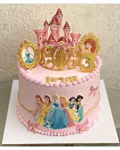 עוגת נסיכות מעוצבת