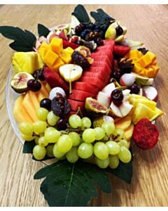 מגש פירות עגול