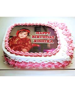 עוגת יום הולדת מלבנית