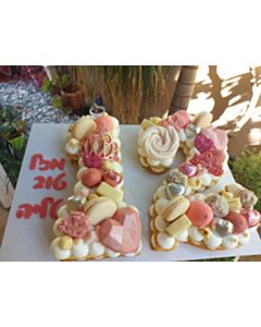 עוגת מספרים 12 לבת מצווה