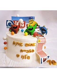 עוגת מפעל הפיס מעוצבת