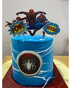 עוגת ספיידרמן עם קורי מרשמלו