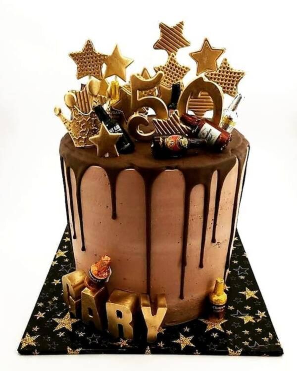 עוגת שוקולד כוכבים וכתרים