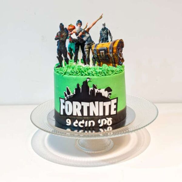 עוגת יום הולדת פורטנייט
