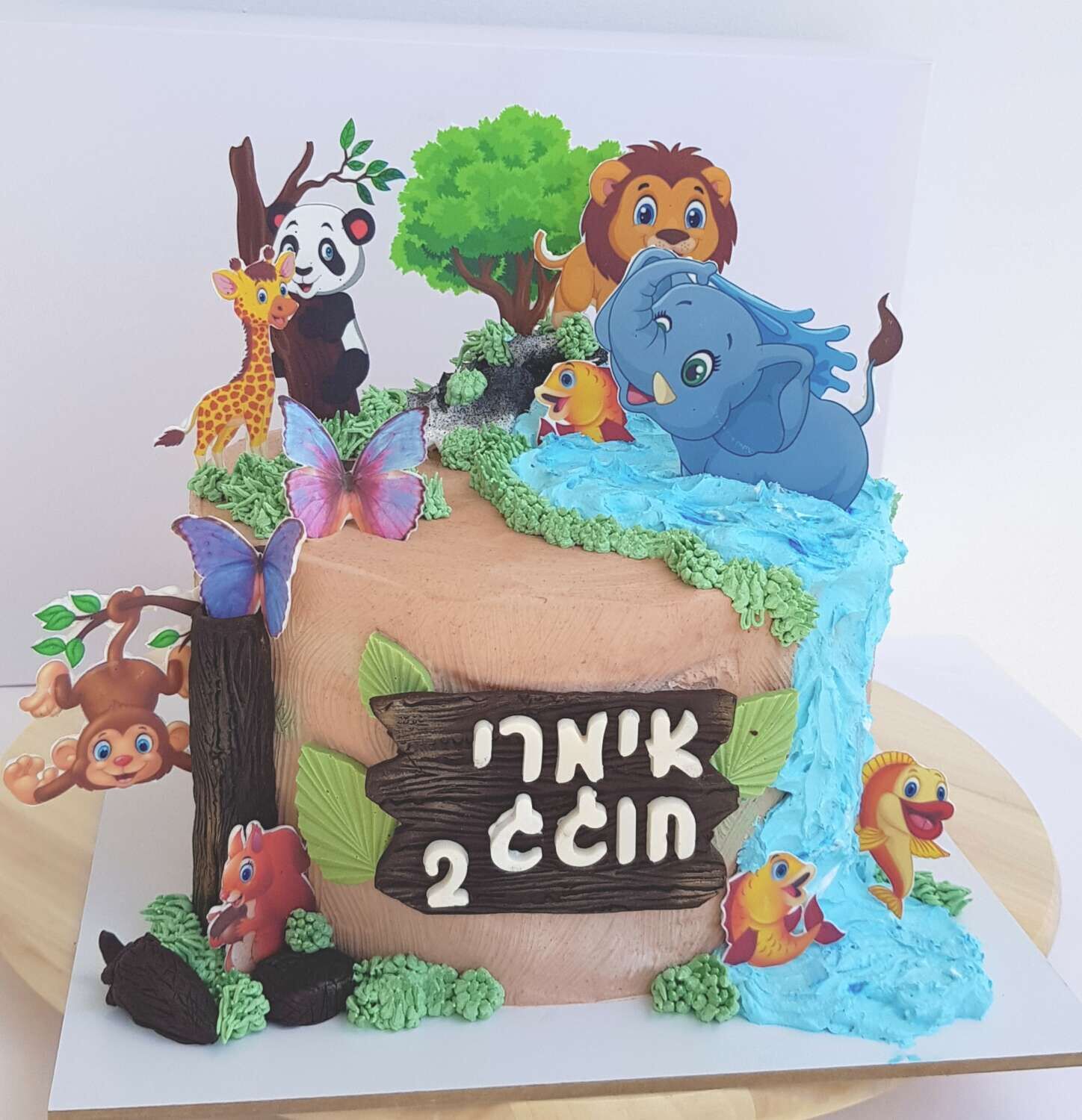 עוגת חיות לקטנטנים