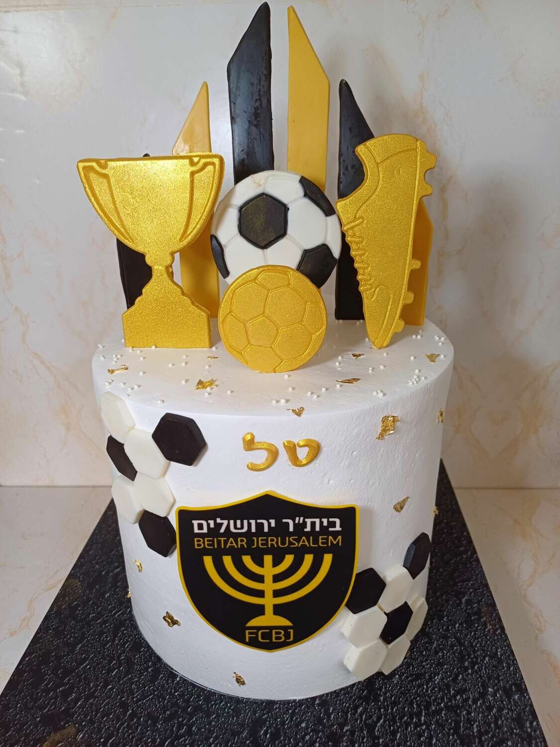עוגת כדורגל מעוצבת ביתר ירושלים