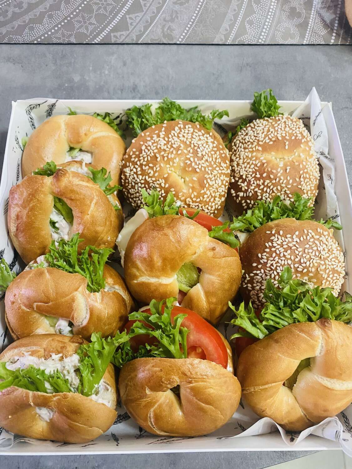 מגש בייגל ביס