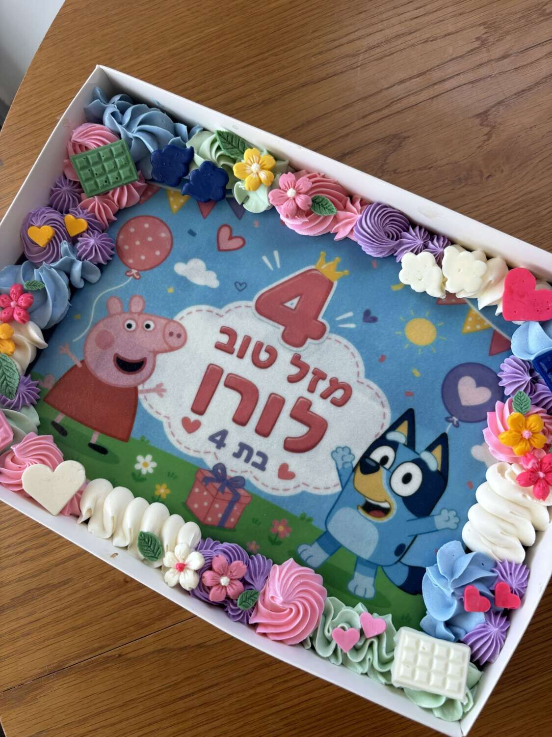 עוגת גן בלואי ומיס פיגי