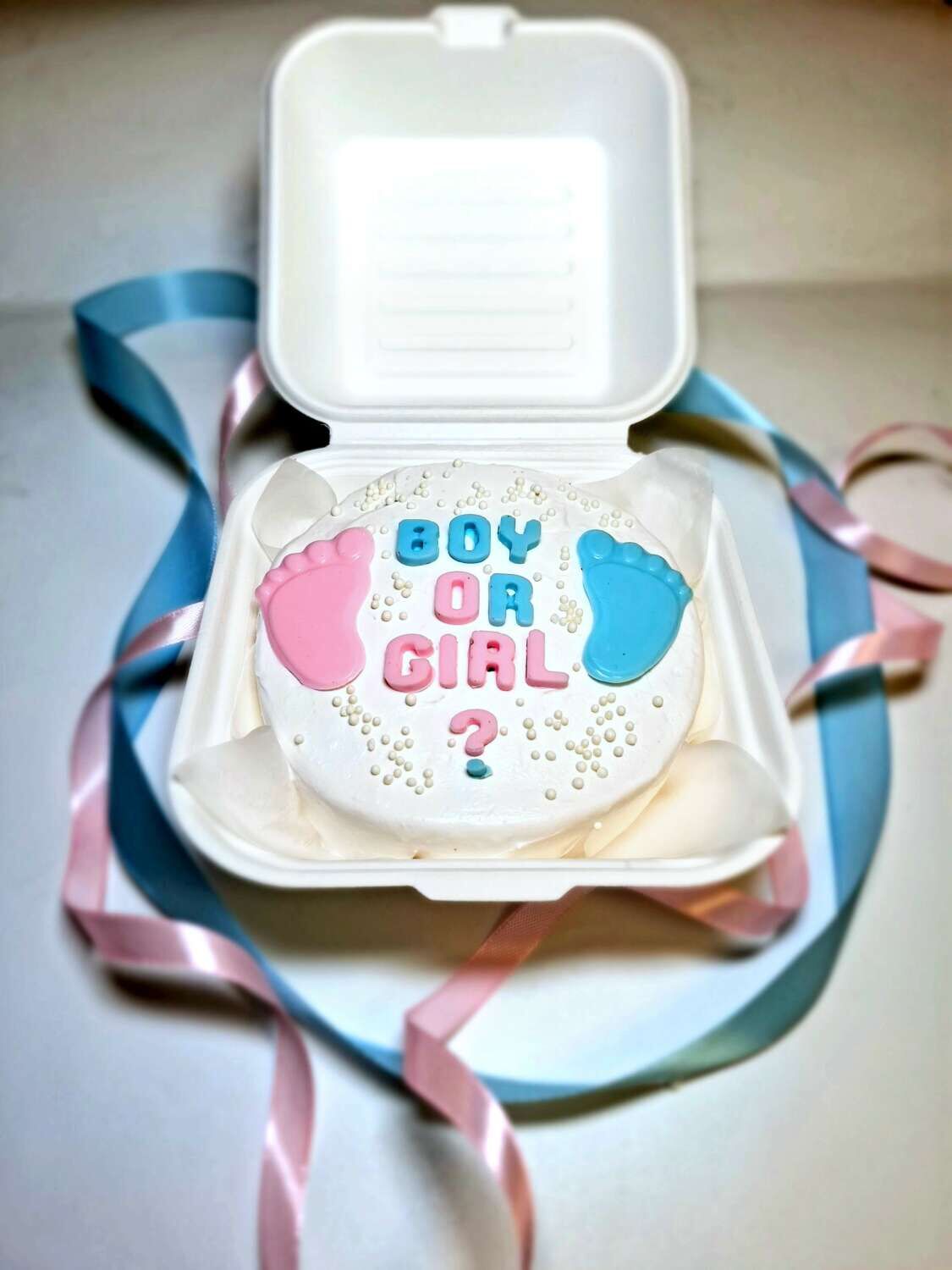 עוגת בנטו גילוי מין העובר