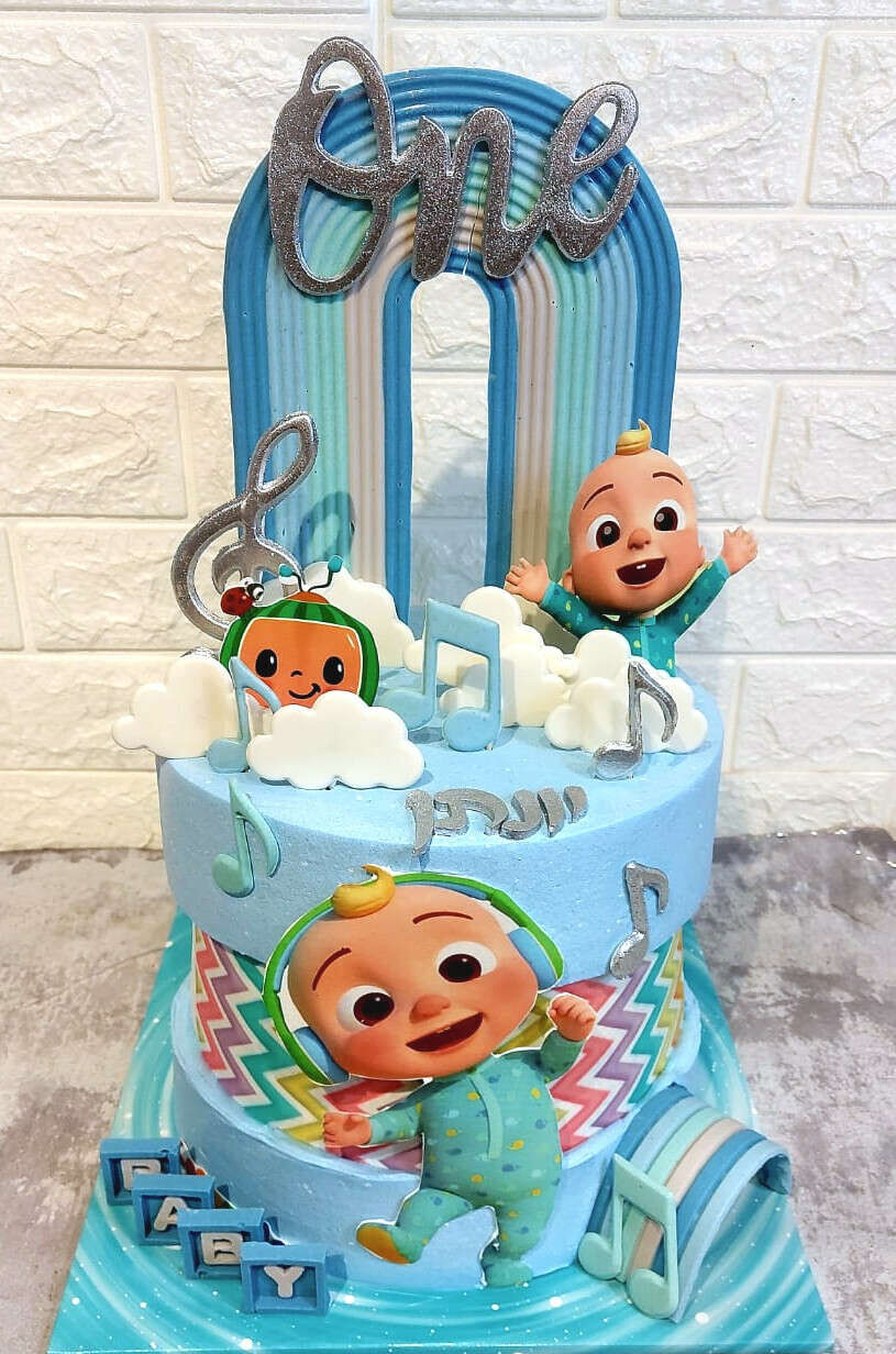 עוגת קוקומלון לבנים לגיל שנה