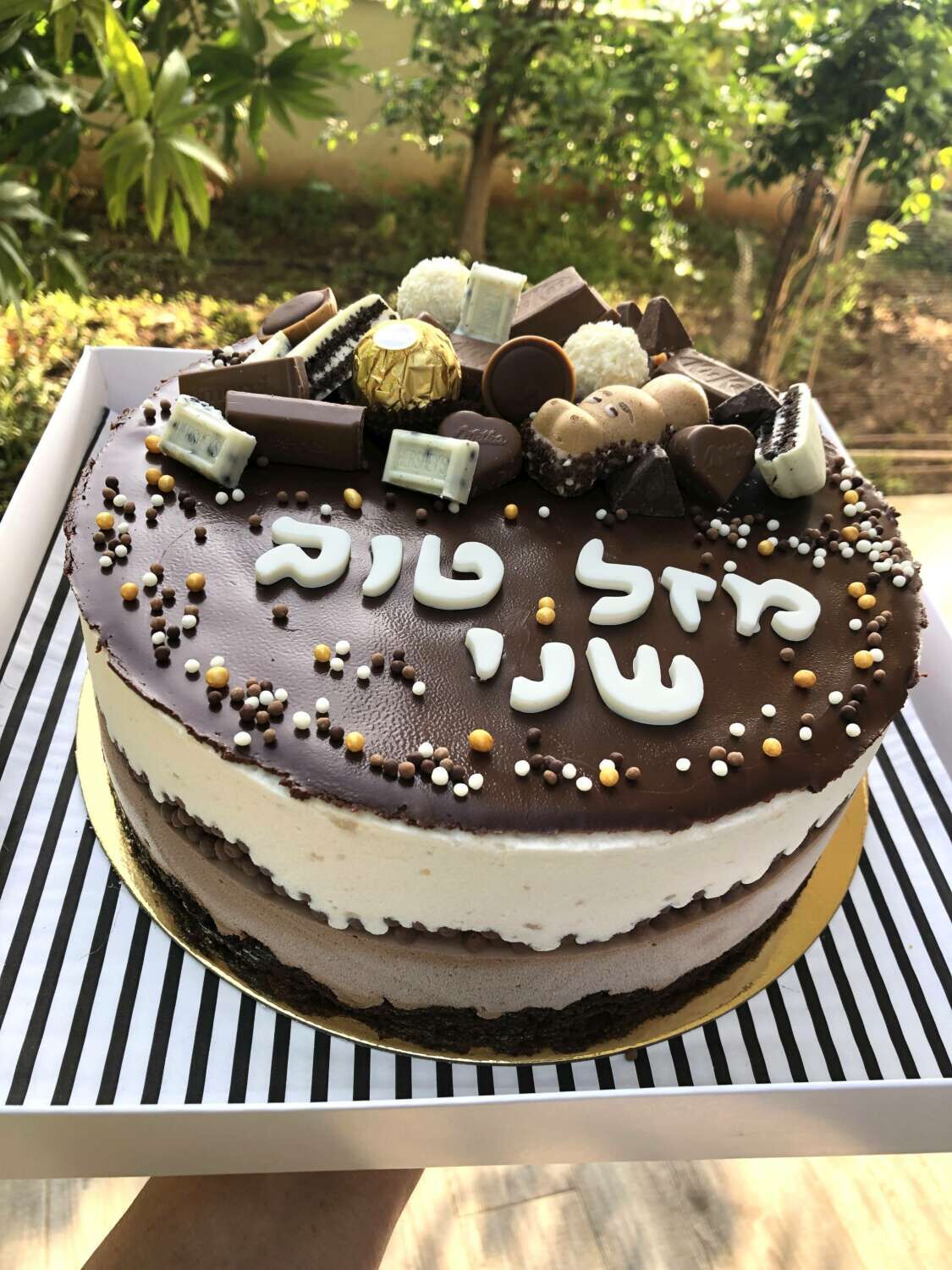עוגת מוס ממתקים