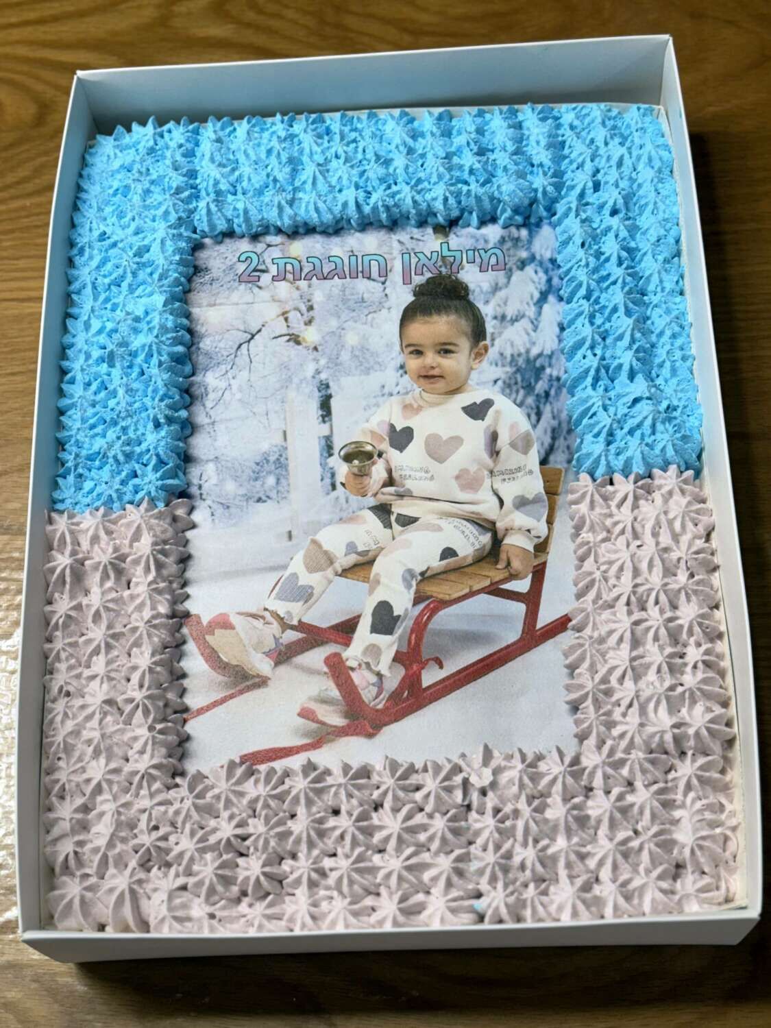 עוגת גן שוקולד ליום הולדת