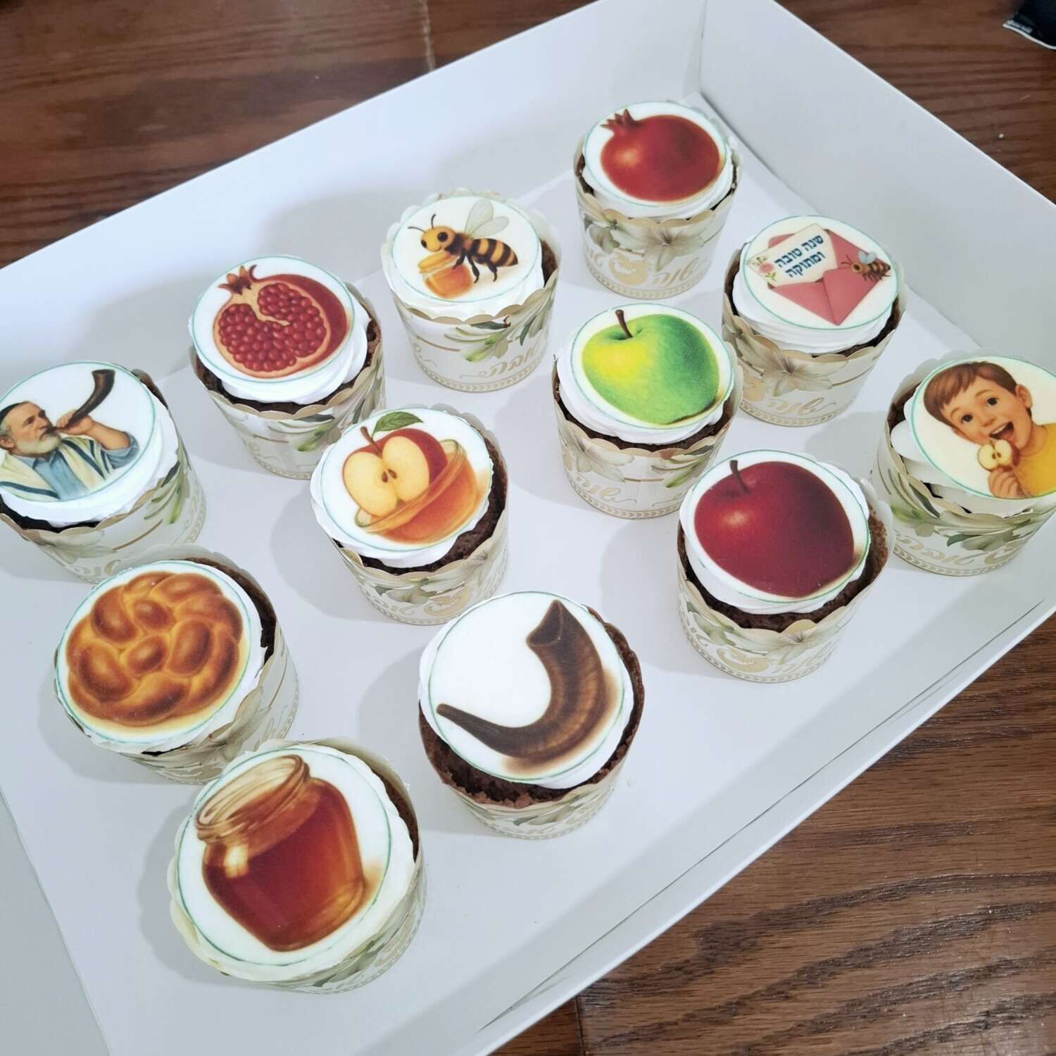 מארז קאפקייקס לראש השנה