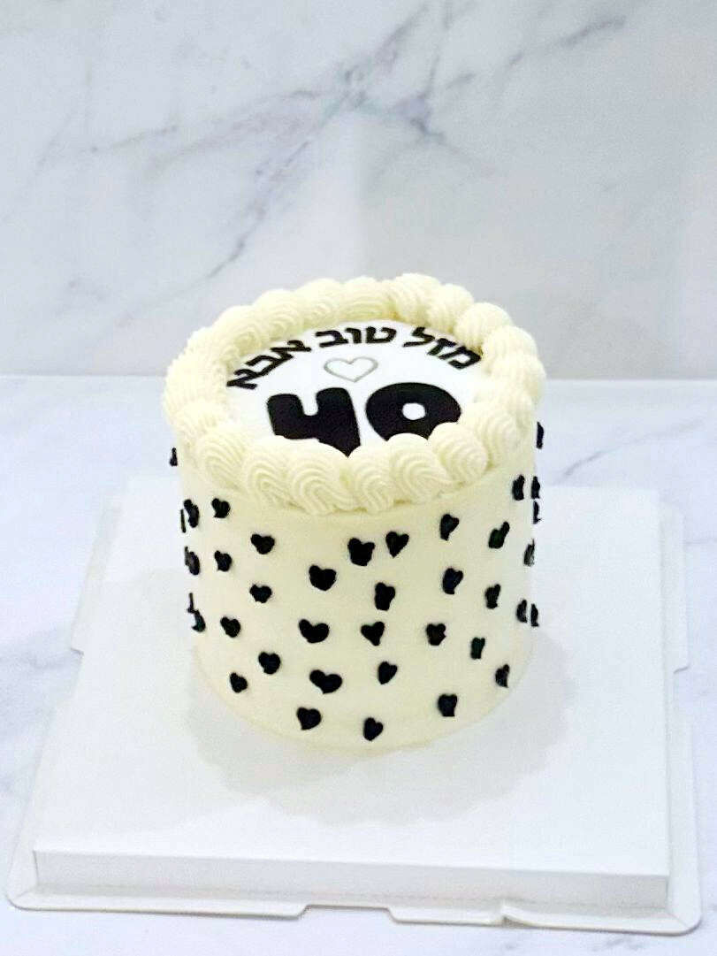 עוגת פלאש קייק ליום הולדת 40