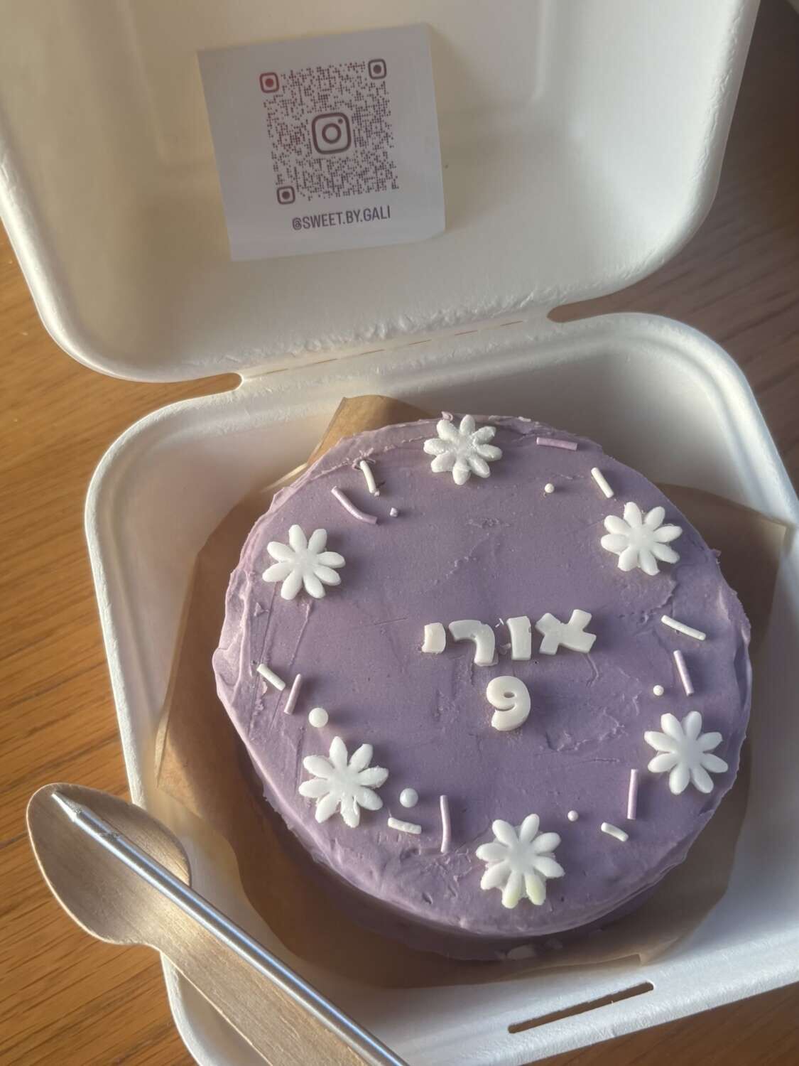 עוגת בנטו פרחים
