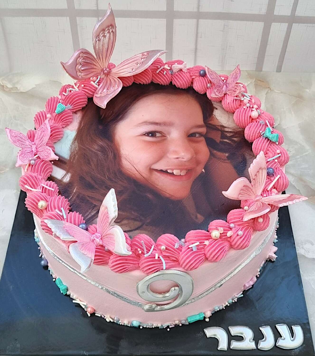 עוגת בנות עם תמונה