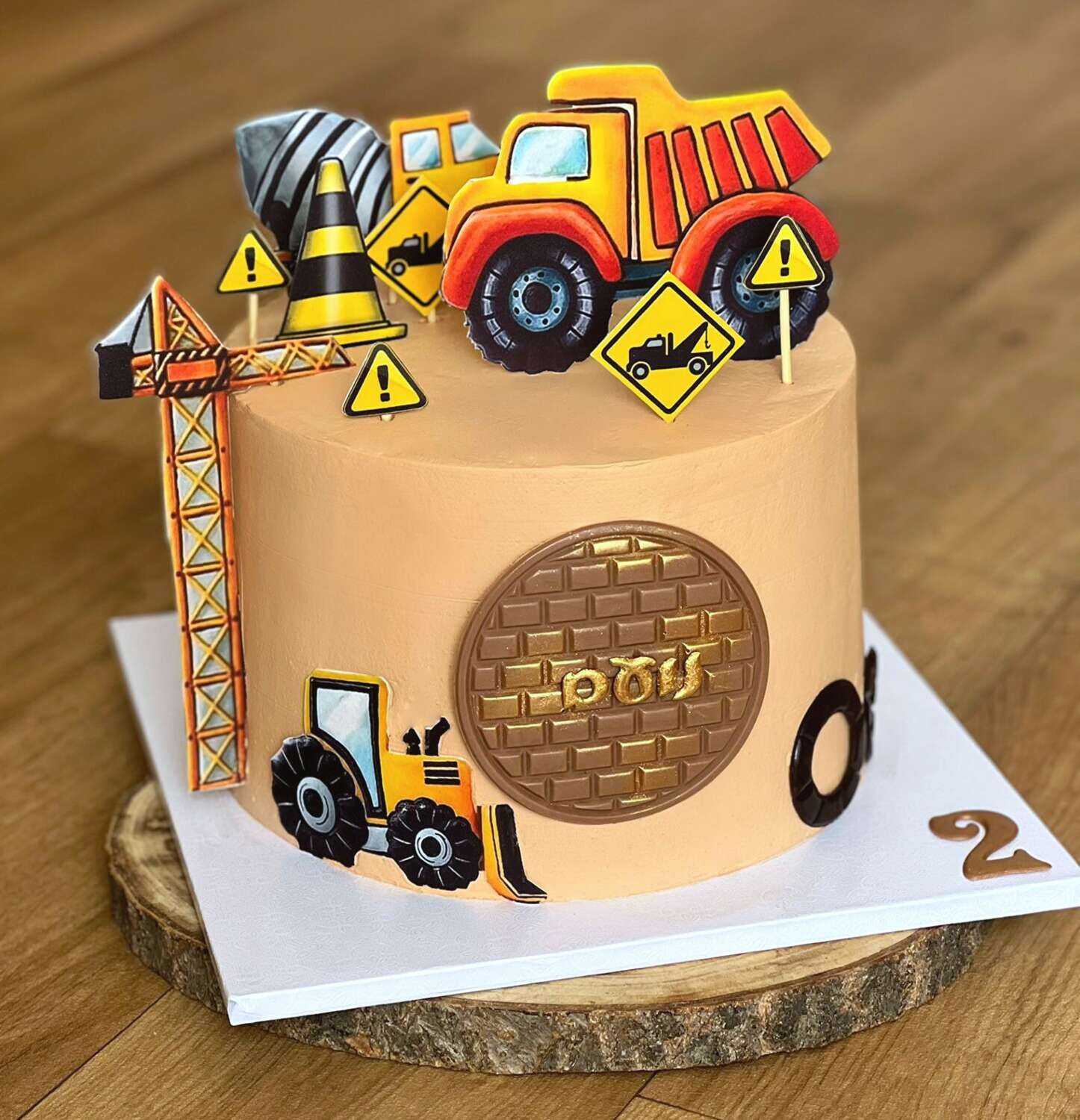עוגת טרקטורים