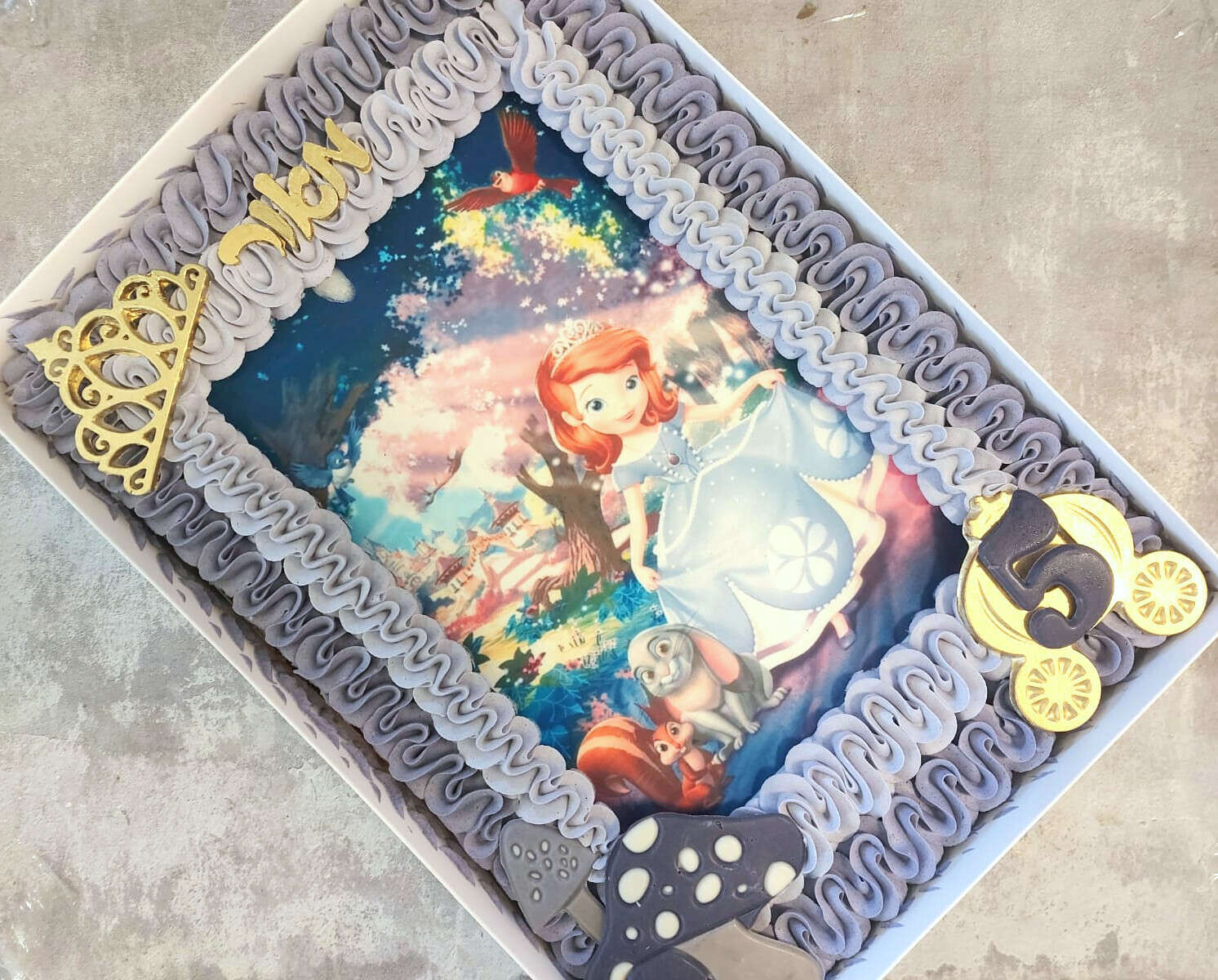 עוגת גן הנסיכה סופיה