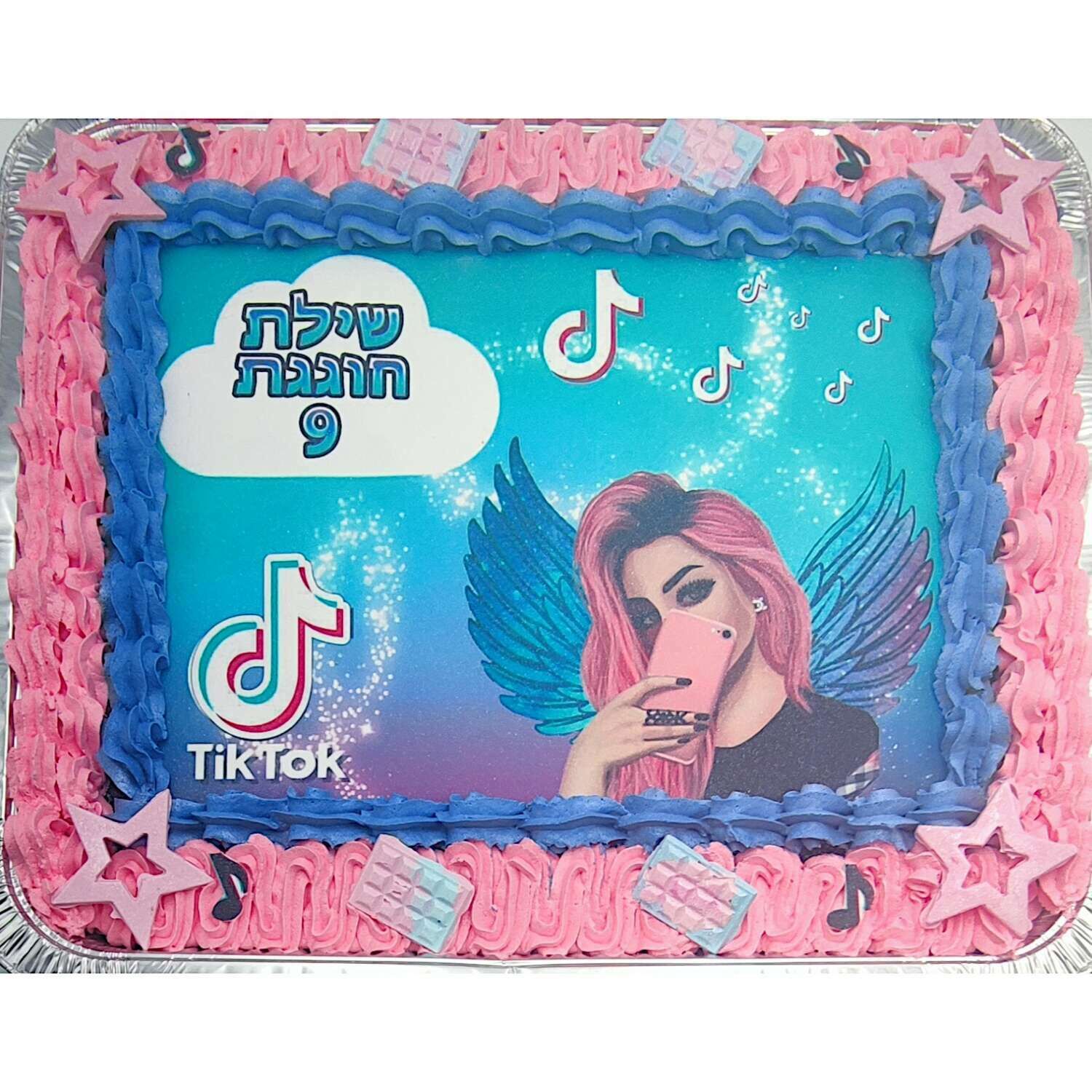 עוגת גן ענקית טיק טוק