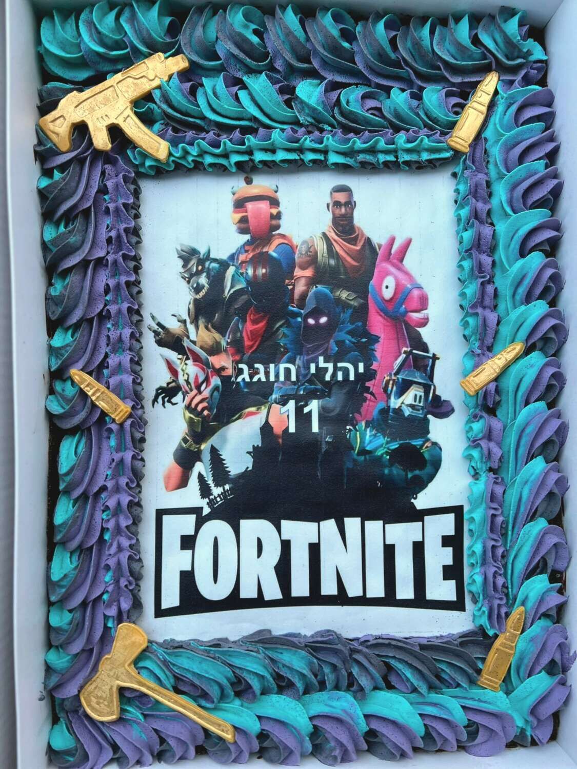 עוגת גן פורטנייט