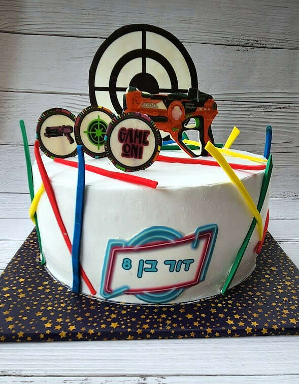 עוגת לייזר טאג