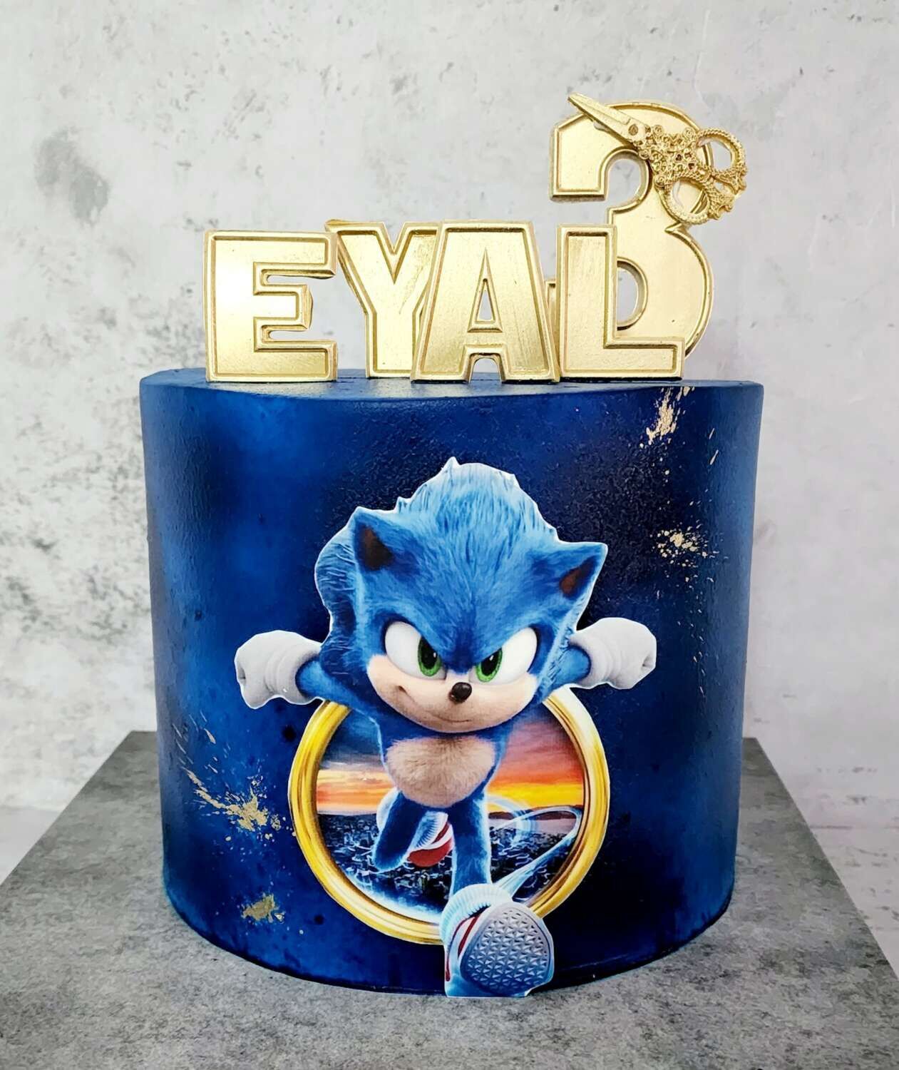 עוגה בנושא סוניק