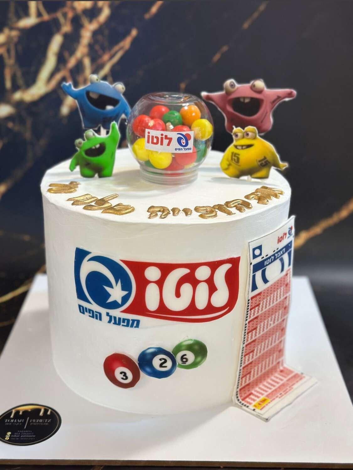 עוגת לוטו מעוצבת