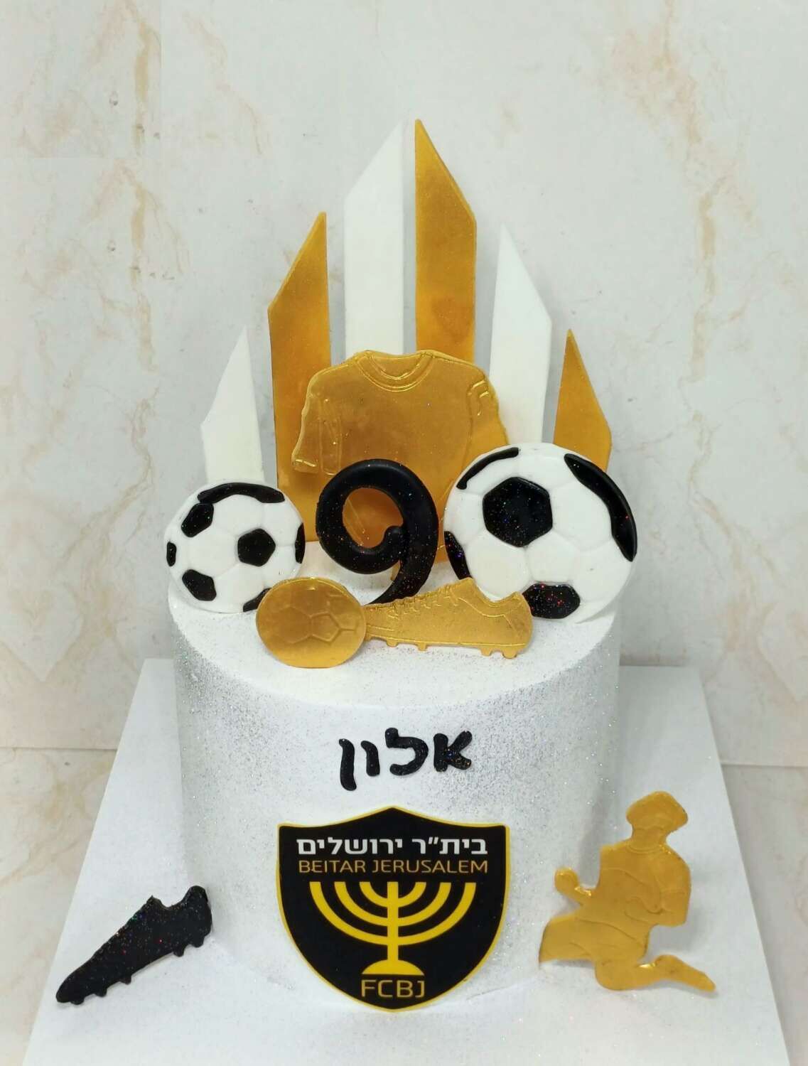 עוגת כדורגל ביתר ירושלים מיני קייק